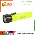 Factory Supply ABS Material 4*AA battery operated Underwater High Power 5w XPG CREE Q5 led Diving Flashlight Torch